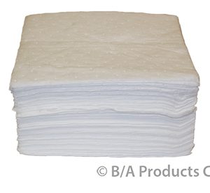 15" X 18" White Oil Absorbent Pads (100)