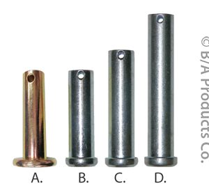 Cylinder Pin: 3/4" x 2-1/2"